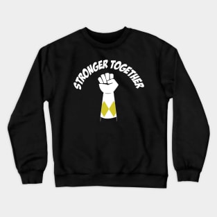 Yellow Power Stronger Together Crewneck Sweatshirt